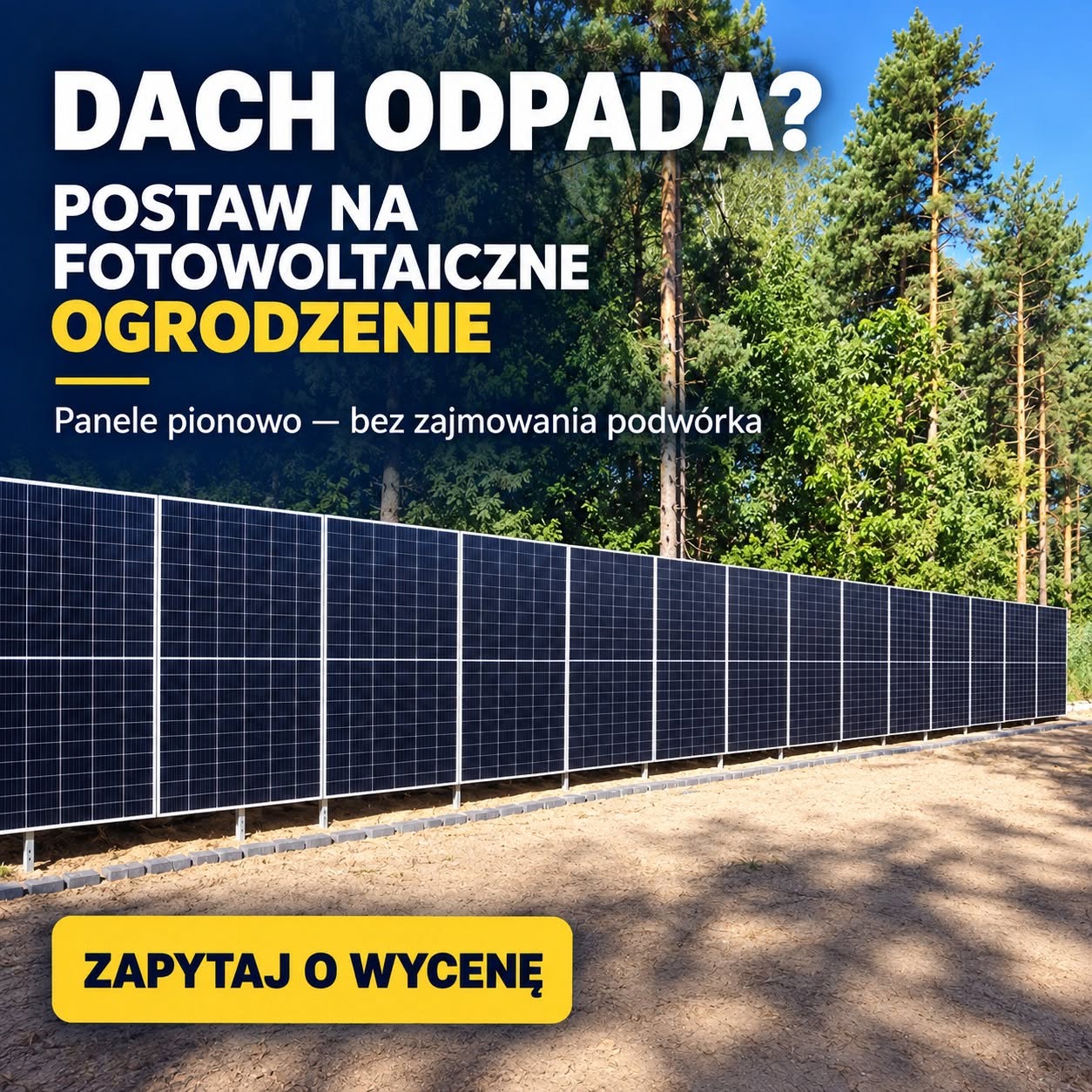 Fotowoltaiczne ogrodzenie w ofercie 6EL