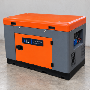 Agregat prądotwórczy diesel KD198 14 kW 230 V z logo 6EL