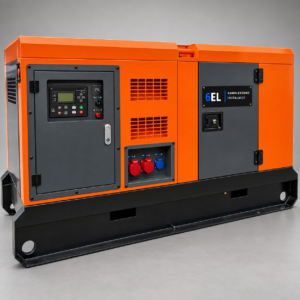 Agregat prądotwórczy diesel KD691 30 kW 400 V z logo 6EL